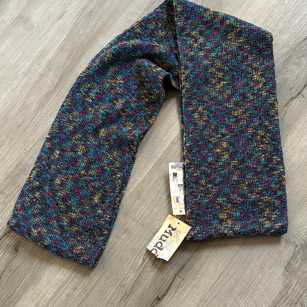 Multicolor Knit eternity Scarf